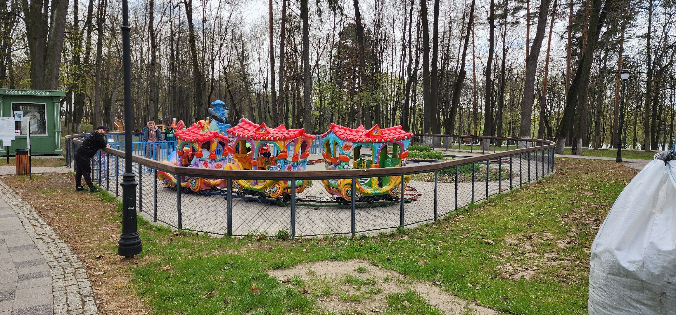 раменское, благоустройство, раменский городской парк, запуск аттракционов,