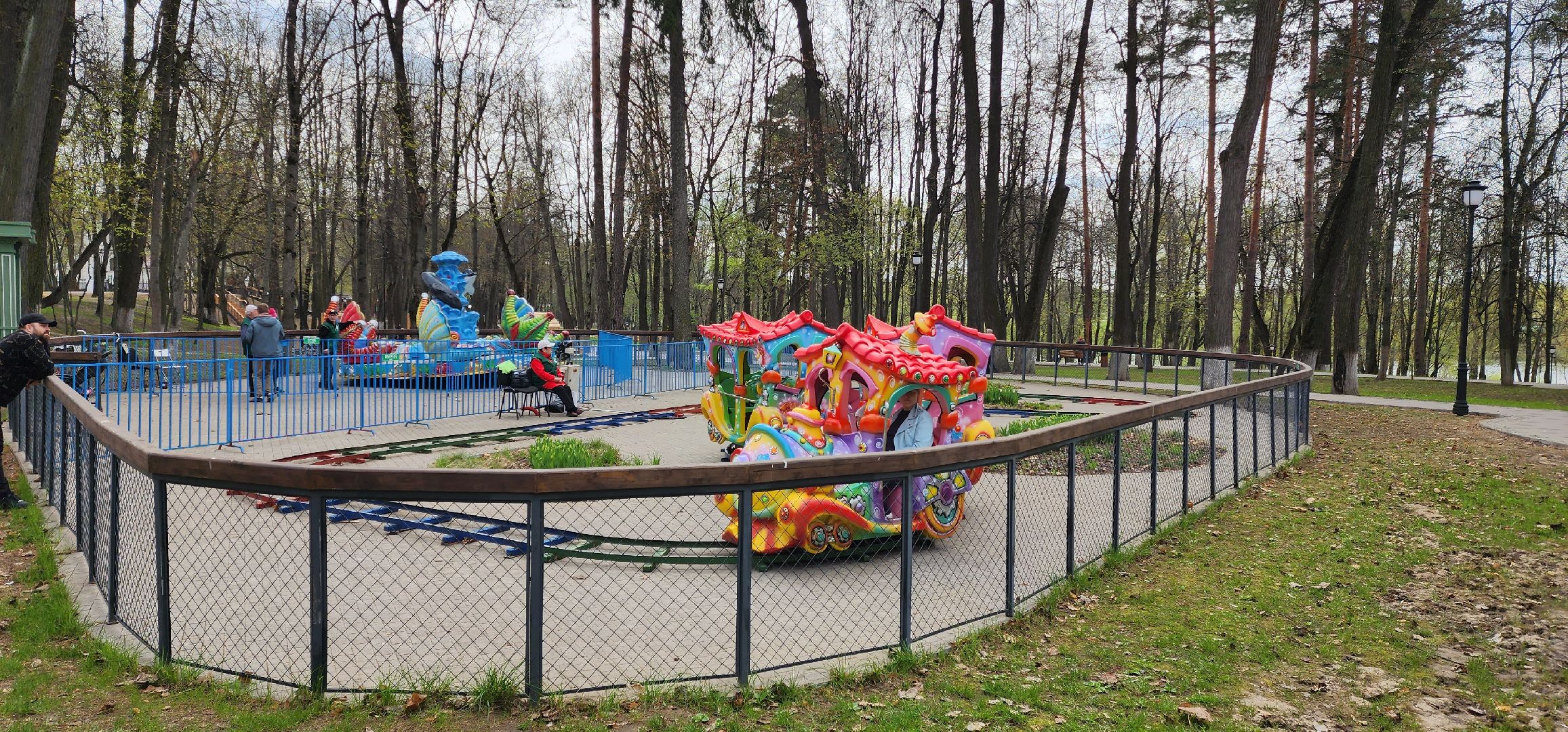 раменское, благоустройство, раменский городской парк, запуск аттракционов,