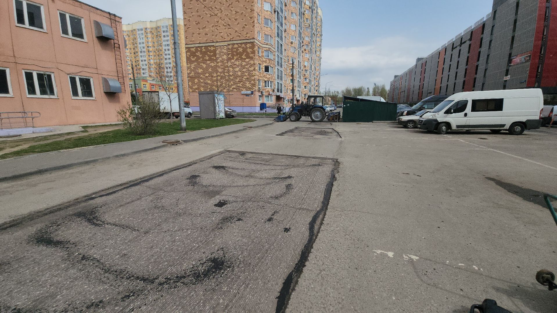 долгопрудный, ямочный ремонт, Проспект Ракетостроителей, владислав юдин, ремонт картами,