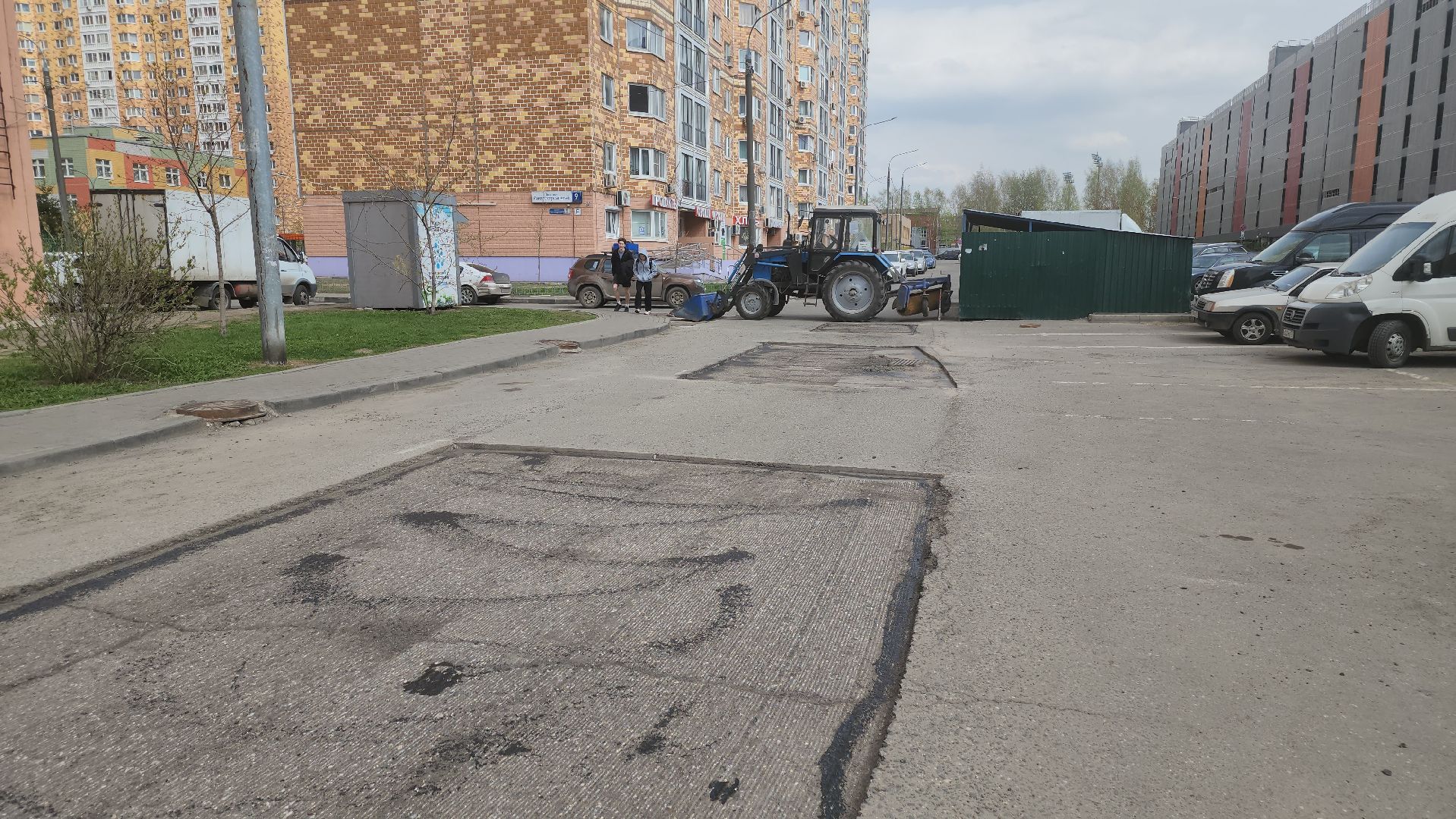 долгопрудный, ямочный ремонт, Проспект Ракетостроителей, владислав юдин, ремонт картами,