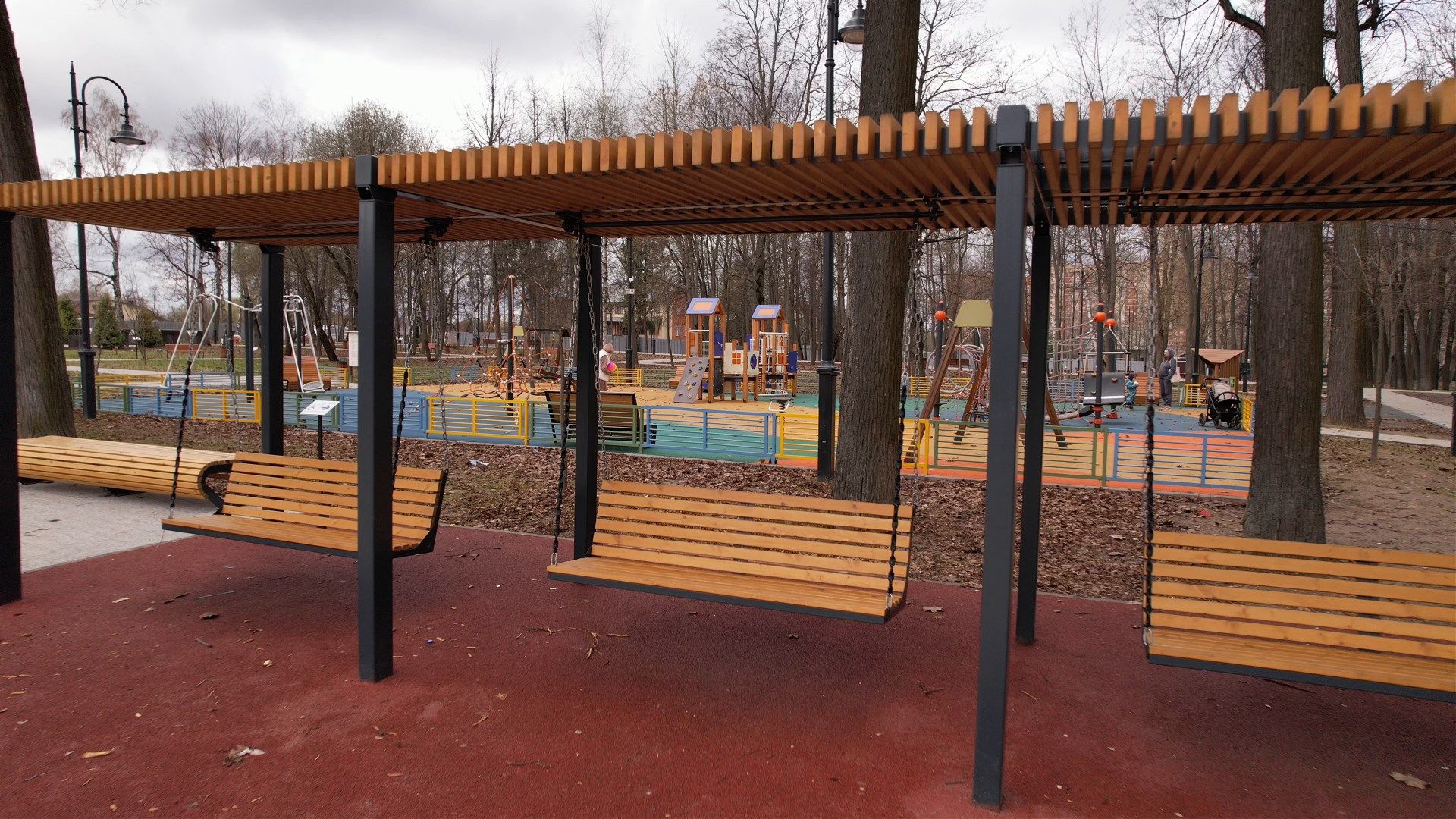 видео с коптера, парк, лобня, киово,