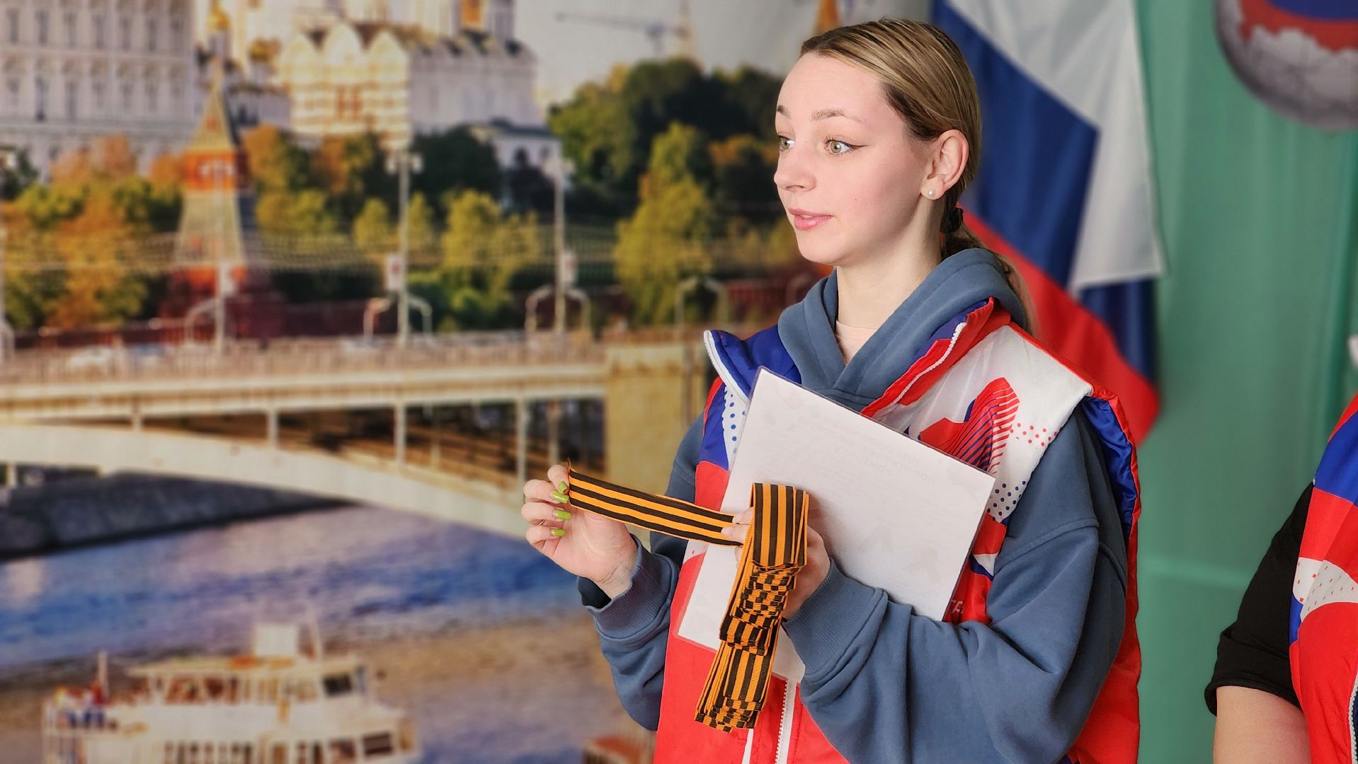 георгиевская ленточка, акция, день победы, дети, патриотическое воспитание, детский сад,