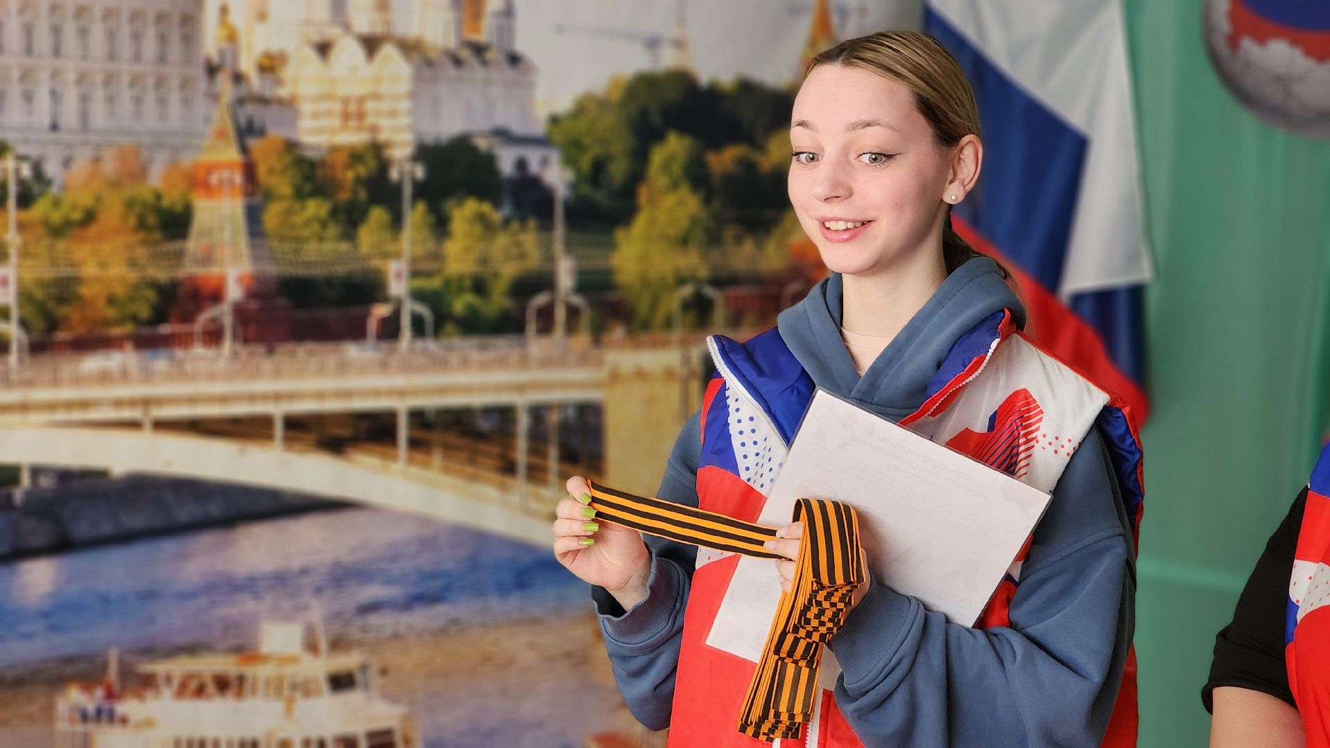 георгиевская ленточка, акция, день победы, дети, патриотическое воспитание, детский сад,