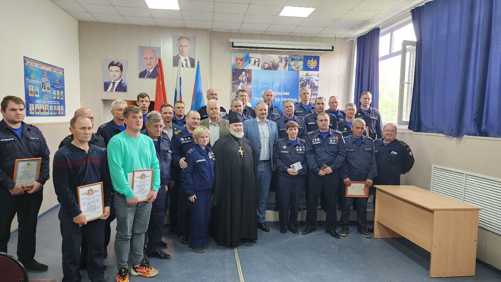 кашира, пожарная охрана, день пожарной охраны, псч 220, мособлпожспас, почетная грамота, большое руново,