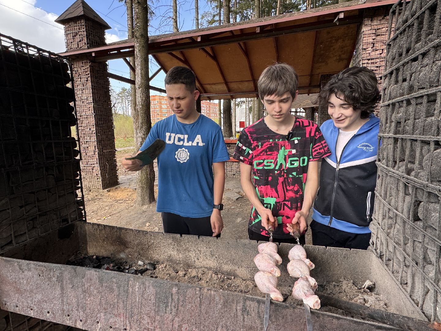 Одинцово, сезон шашлыков, зона барбекю,