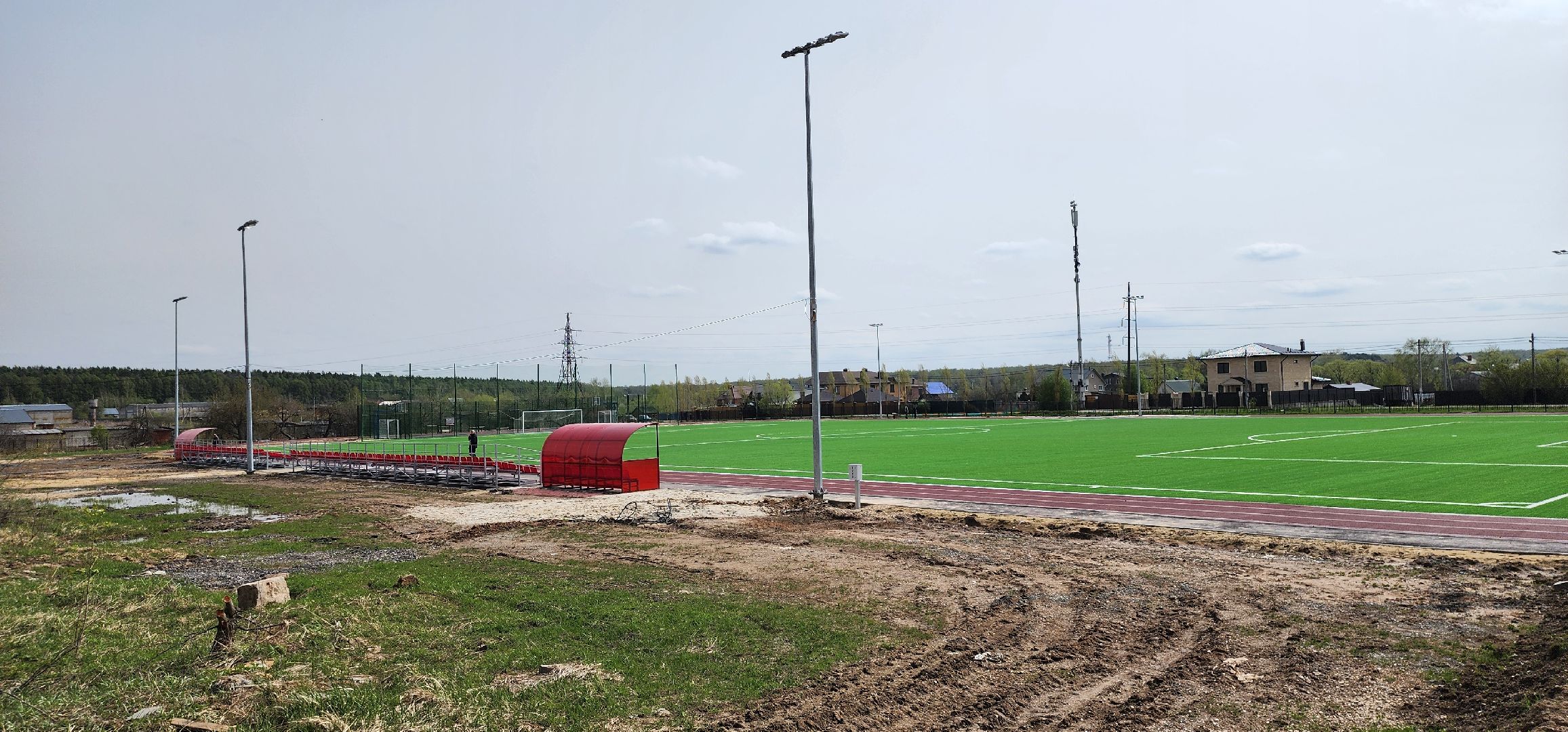 новый стадион в Гальчино, футбол, Домодедово,