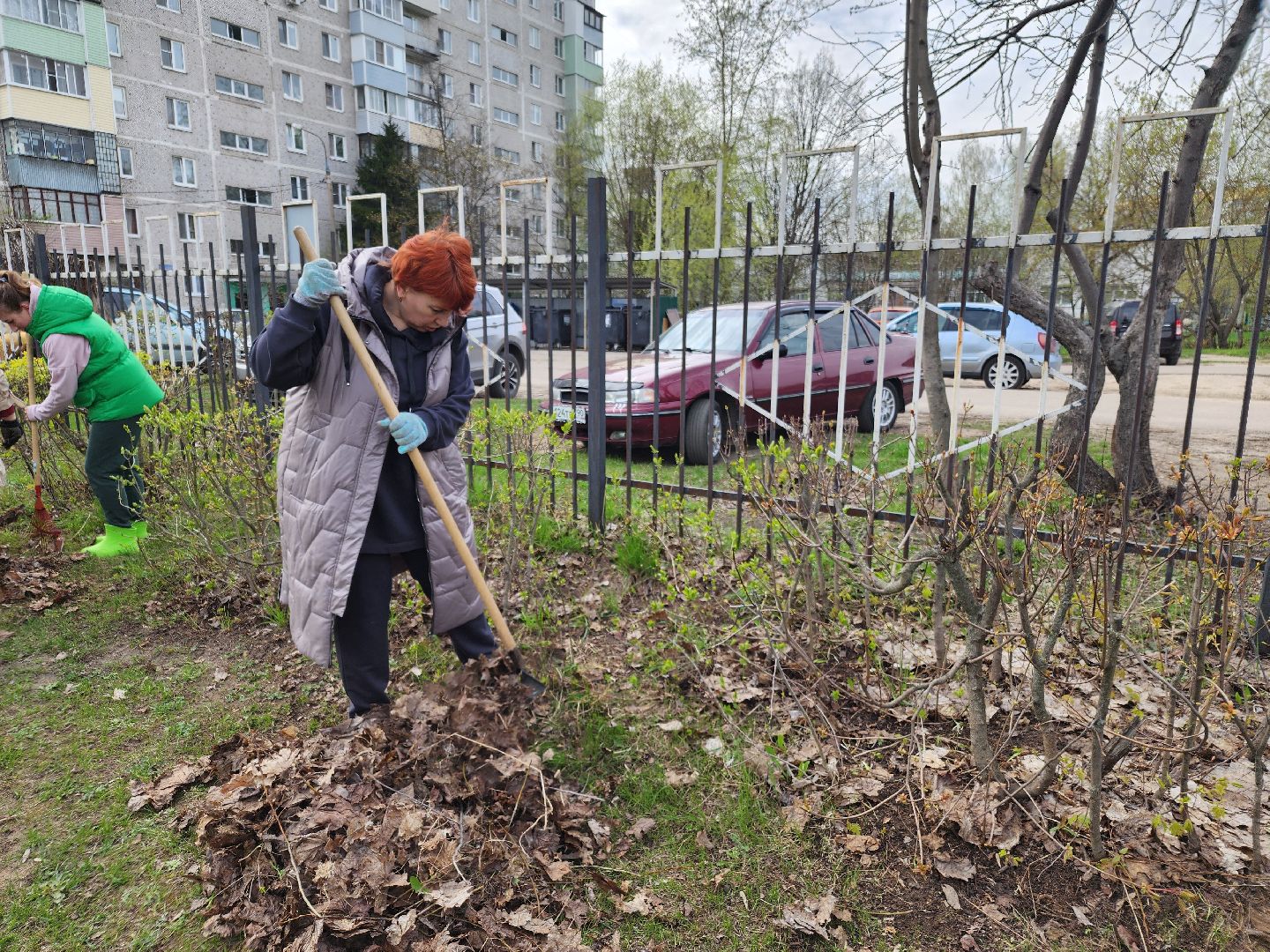 субботник, орехово-зуевский округ,