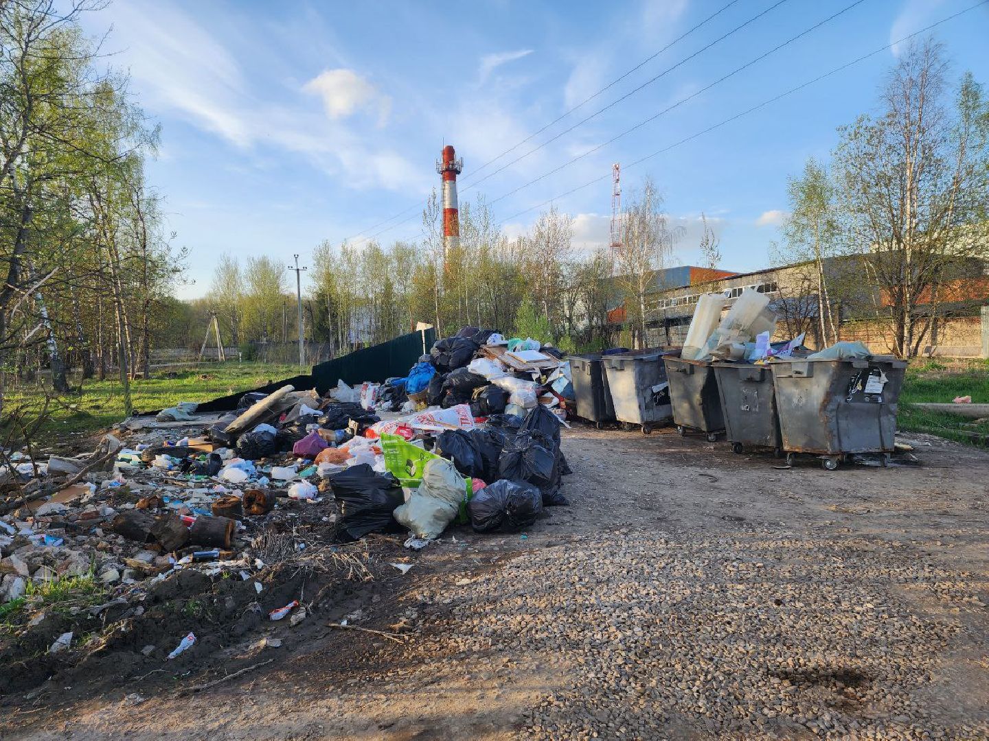 чехов, выездная администрация, жители, дорога, контейнерная площадка,