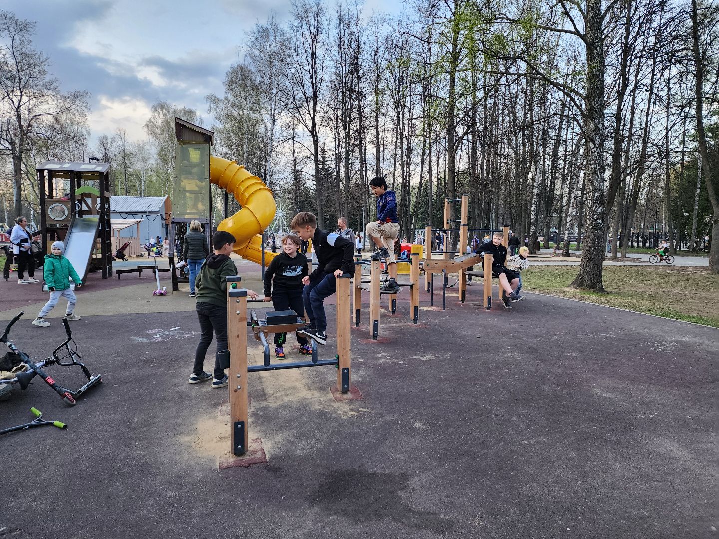 пушкино, акция, день добрых дел, акция в городском парке, школьники,