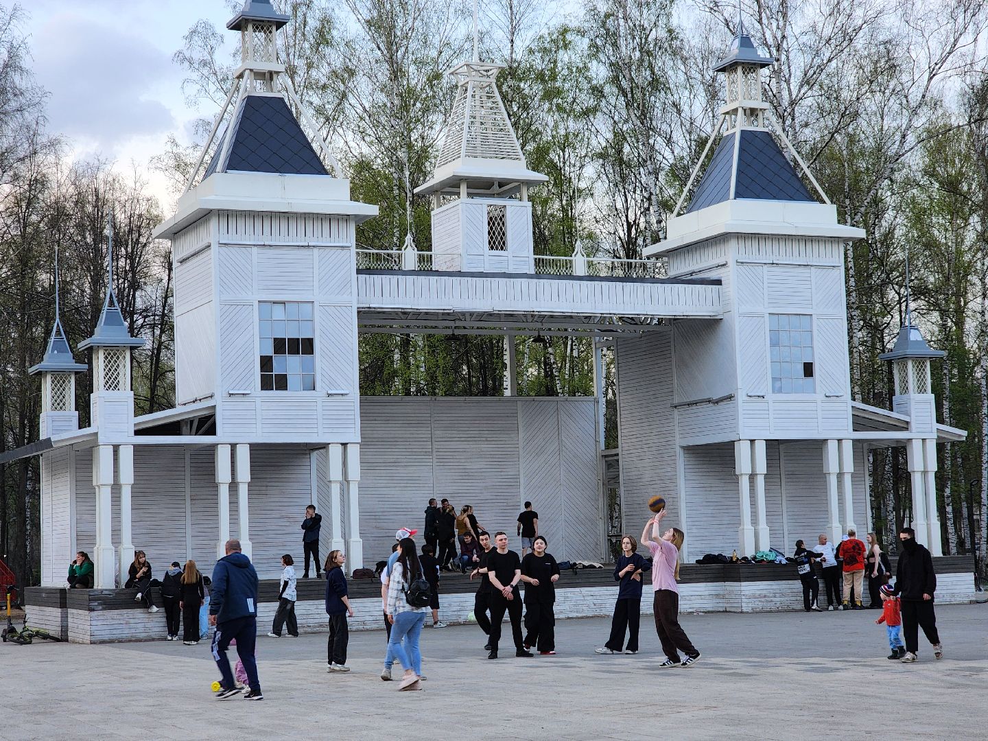 пушкино, акция, день добрых дел, акция в городском парке, школьники,