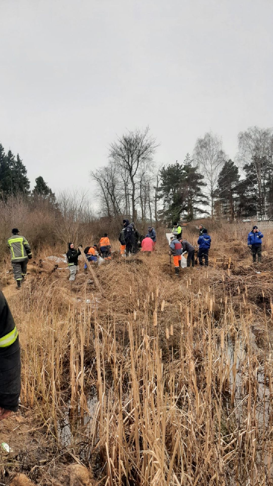 Звенигород, Одинцово, авария, потоп, МЧС, Пожарные, Гражданская защита, новостройка, половодье, затопление
