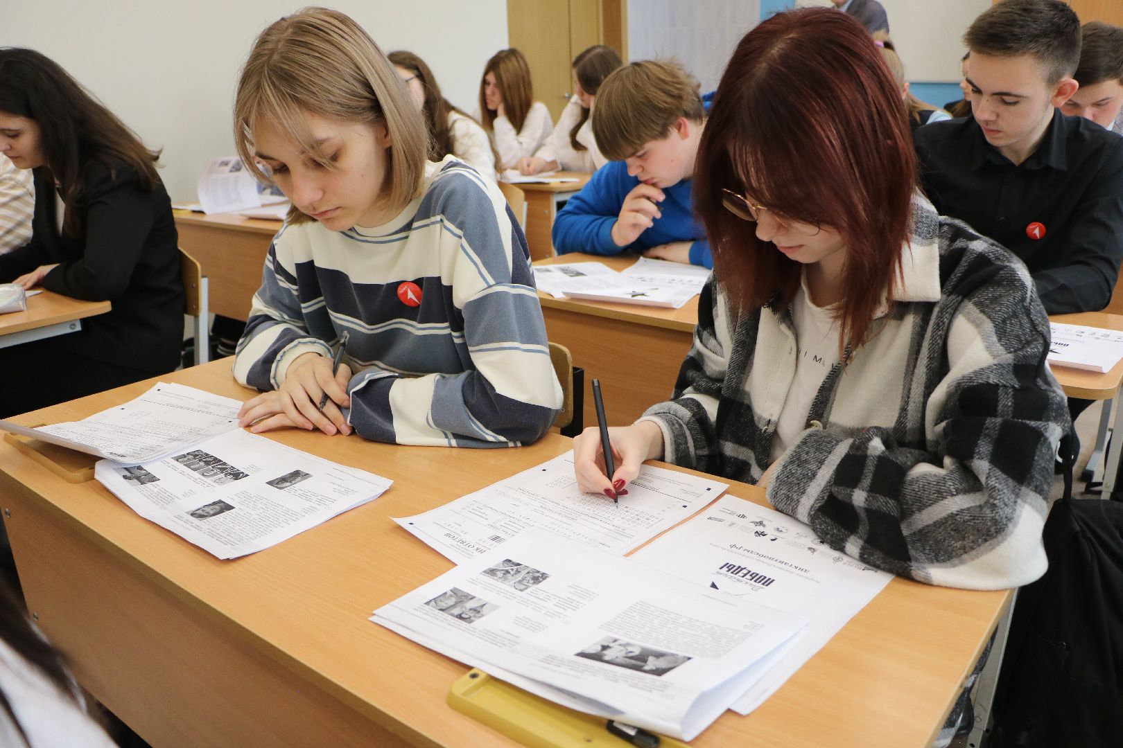 лотошино, микулино, ошейкино, диктант победы, акция, школа, лотошинская школа 1,