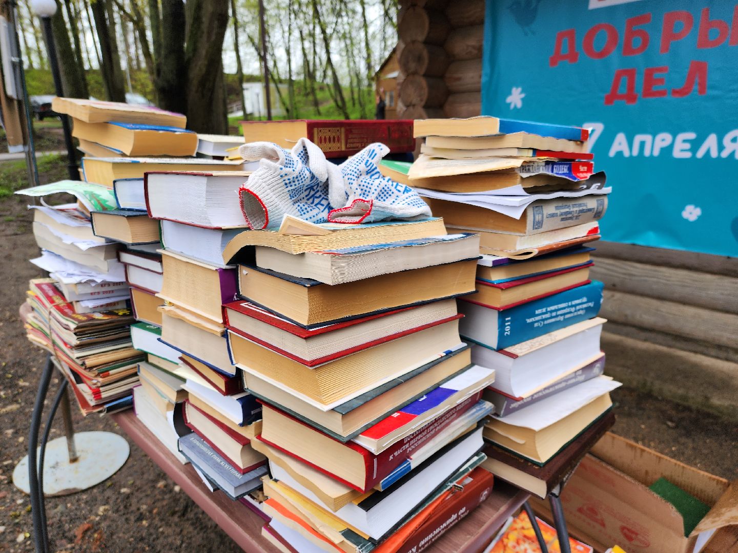 сбор макулатуры, день добрых дел, руза, парк городок, экологическая акция, V единстве za победу, рузский городской округ,