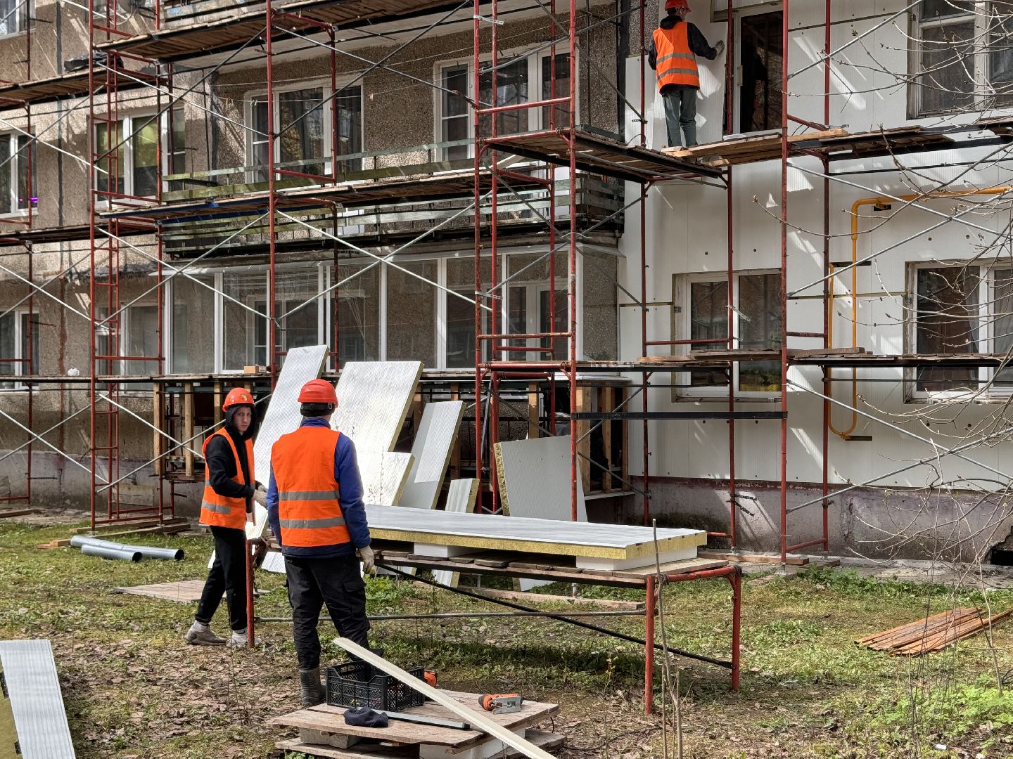 шаховская, утепление, дома, облицовка домов,