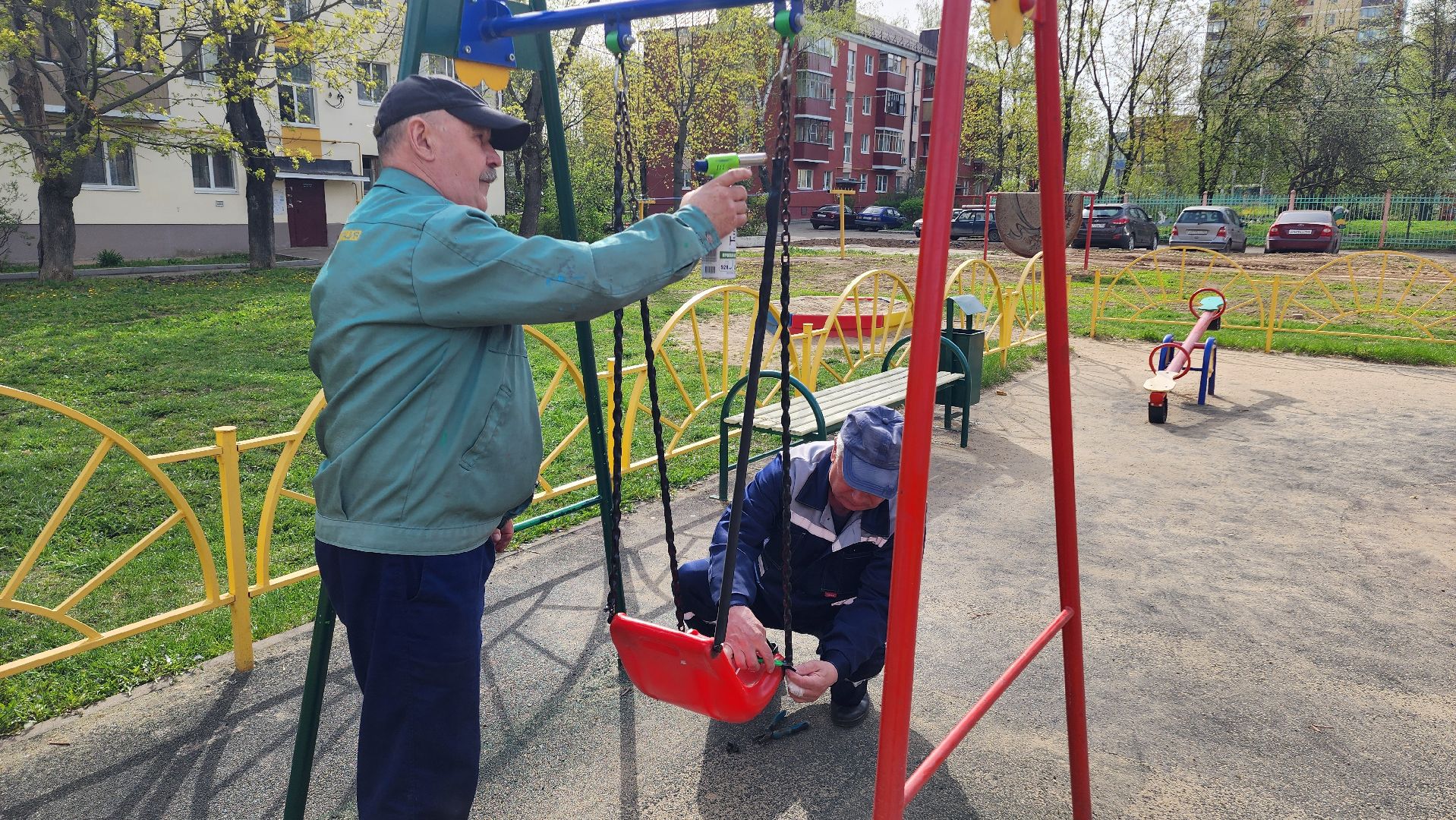 Комбинат благоустройства, Домодедово, Подмосковье, Детская площадка, Ремонт игровых элементов, ГУСТ МО, Добродел, Мастер участка, Плотник, МБУ,
