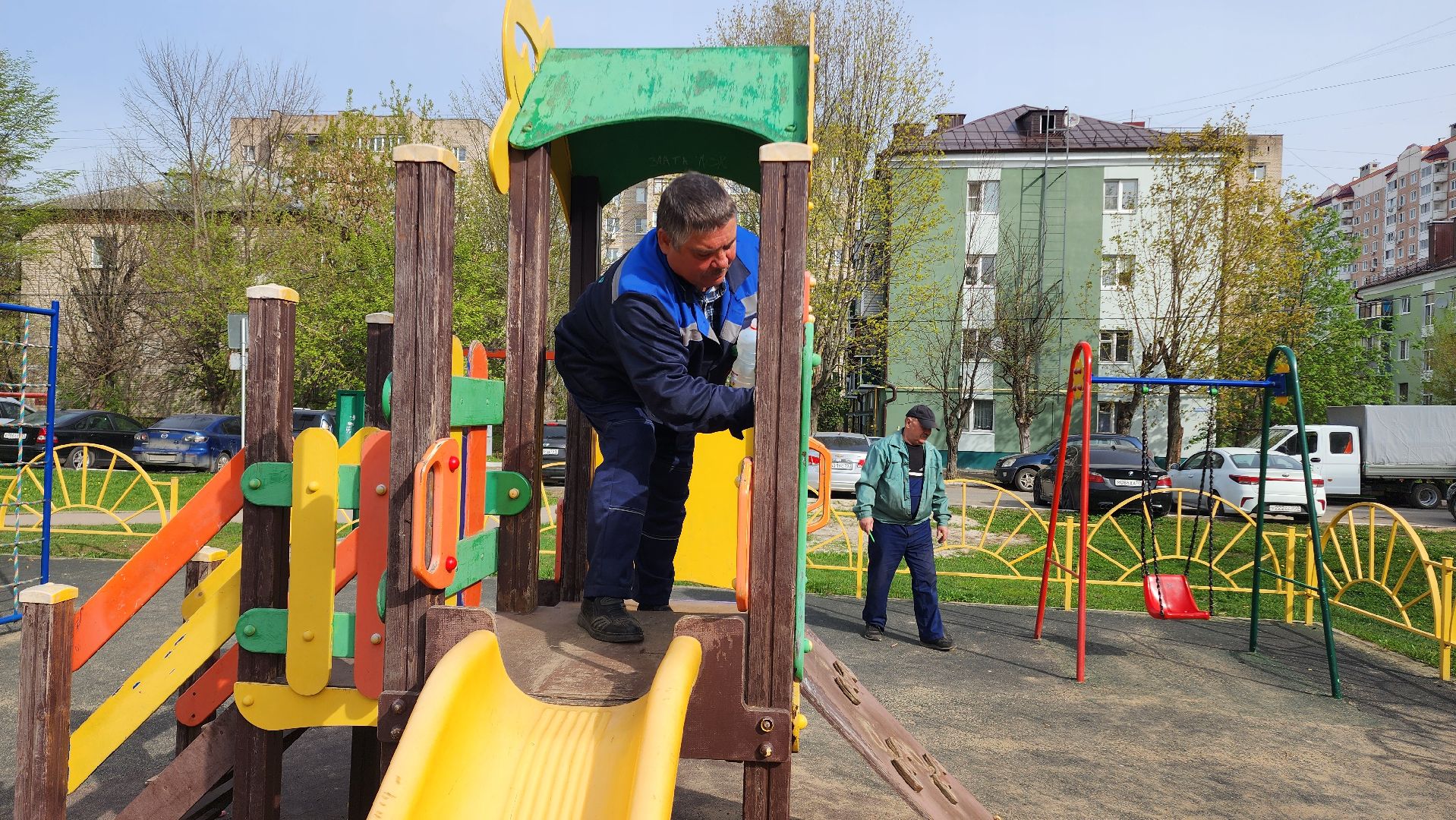 Комбинат благоустройства, Домодедово, Подмосковье, Детская площадка, Ремонт игровых элементов, ГУСТ МО, Добродел, Мастер участка, Плотник, МБУ,