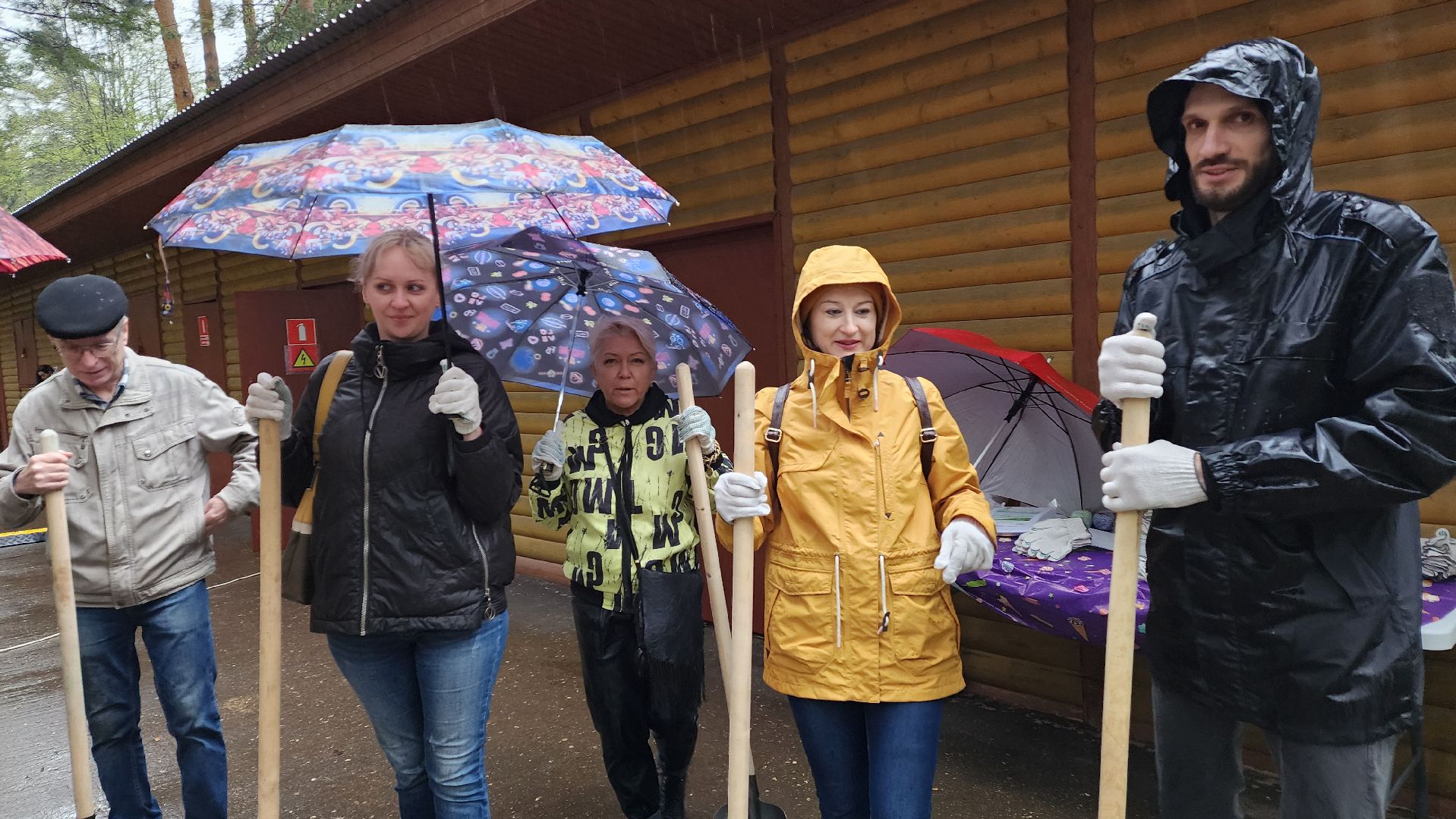 красногорск, день добрых дел, субботник, высадка деревьев,