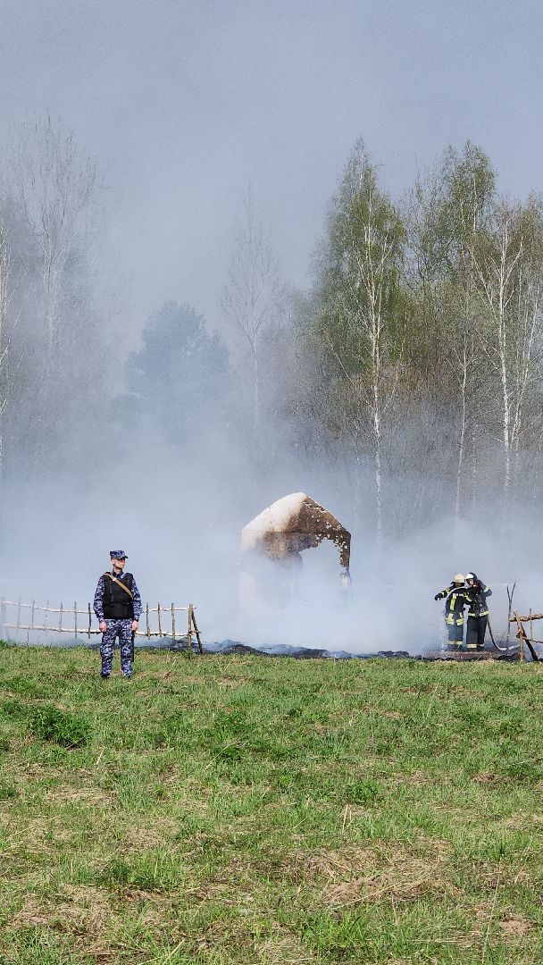 тактико-специальные учения, пожароопасный сезон, тушение пожаров, деревня Боровково, Богородский городской округ,