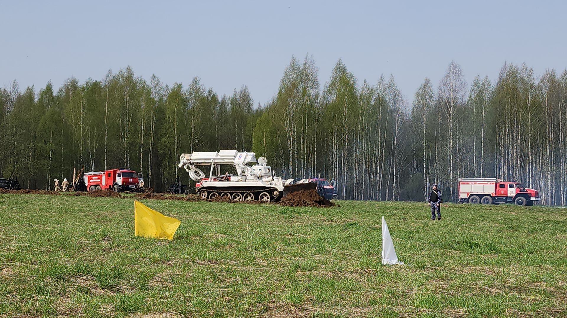 тактико-специальные учения, пожароопасный сезон, тушение пожаров, деревня Боровково, Богородский городской округ,