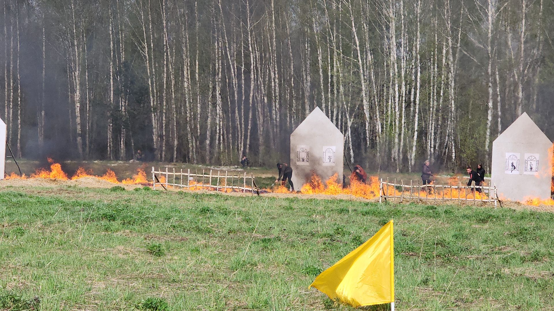 тактико-специальные учения, пожароопасный сезон, тушение пожаров, деревня Боровково, Богородский городской округ,
