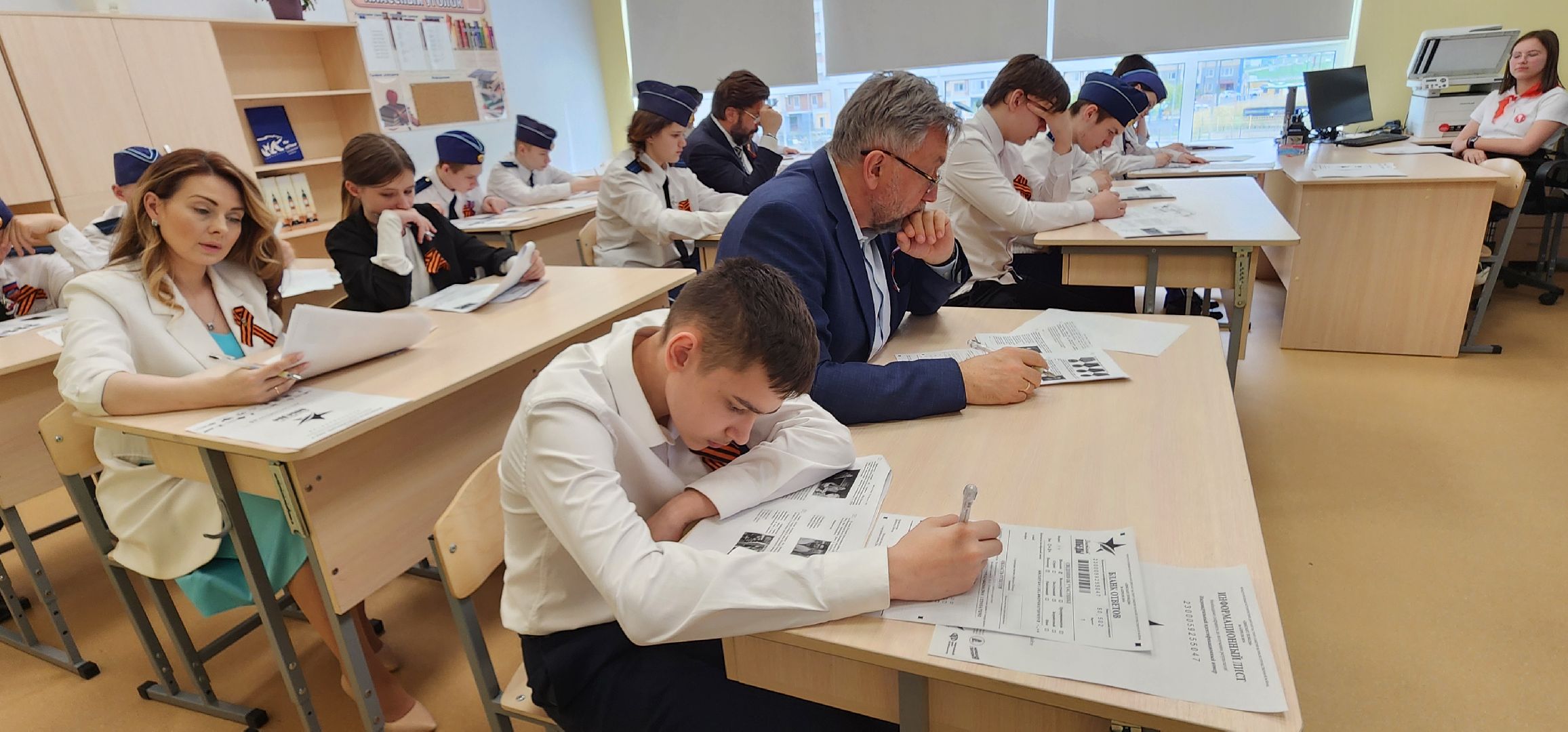 Диктант Победы, школа 9, Домодедово,