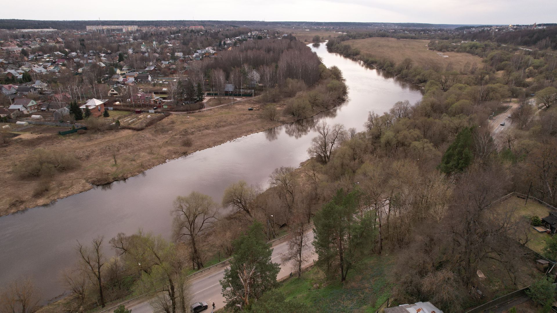 видео с коптера, звенигород, культура, история,