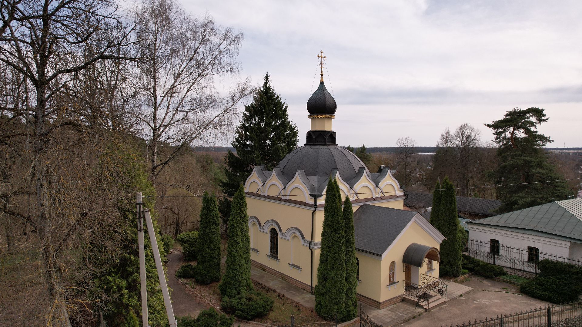 видео с коптера, звенигород, культура, история,