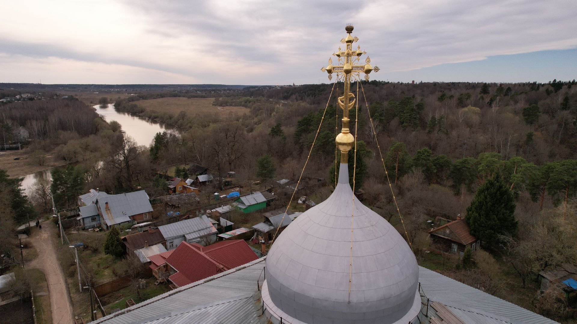 видео с коптера, звенигород, культура, история,
