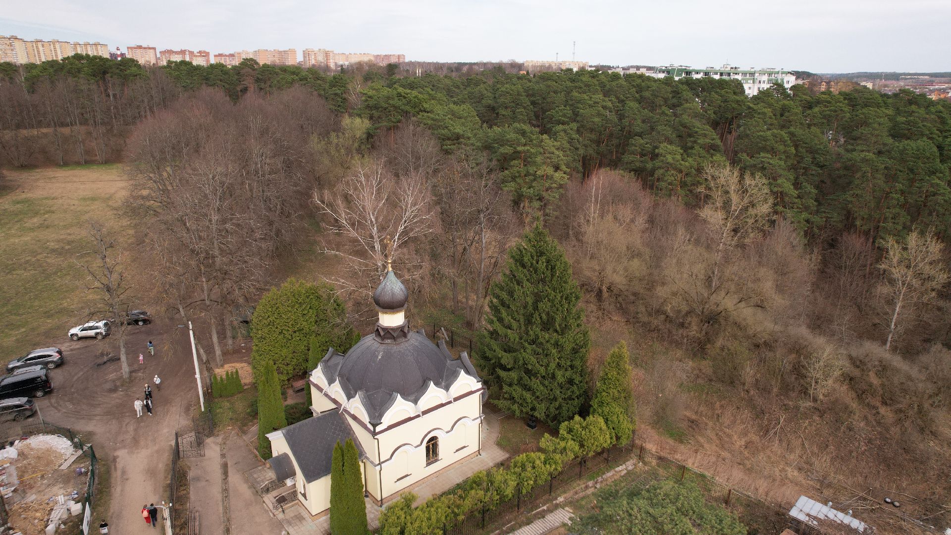 видео с коптера, звенигород, культура, история,