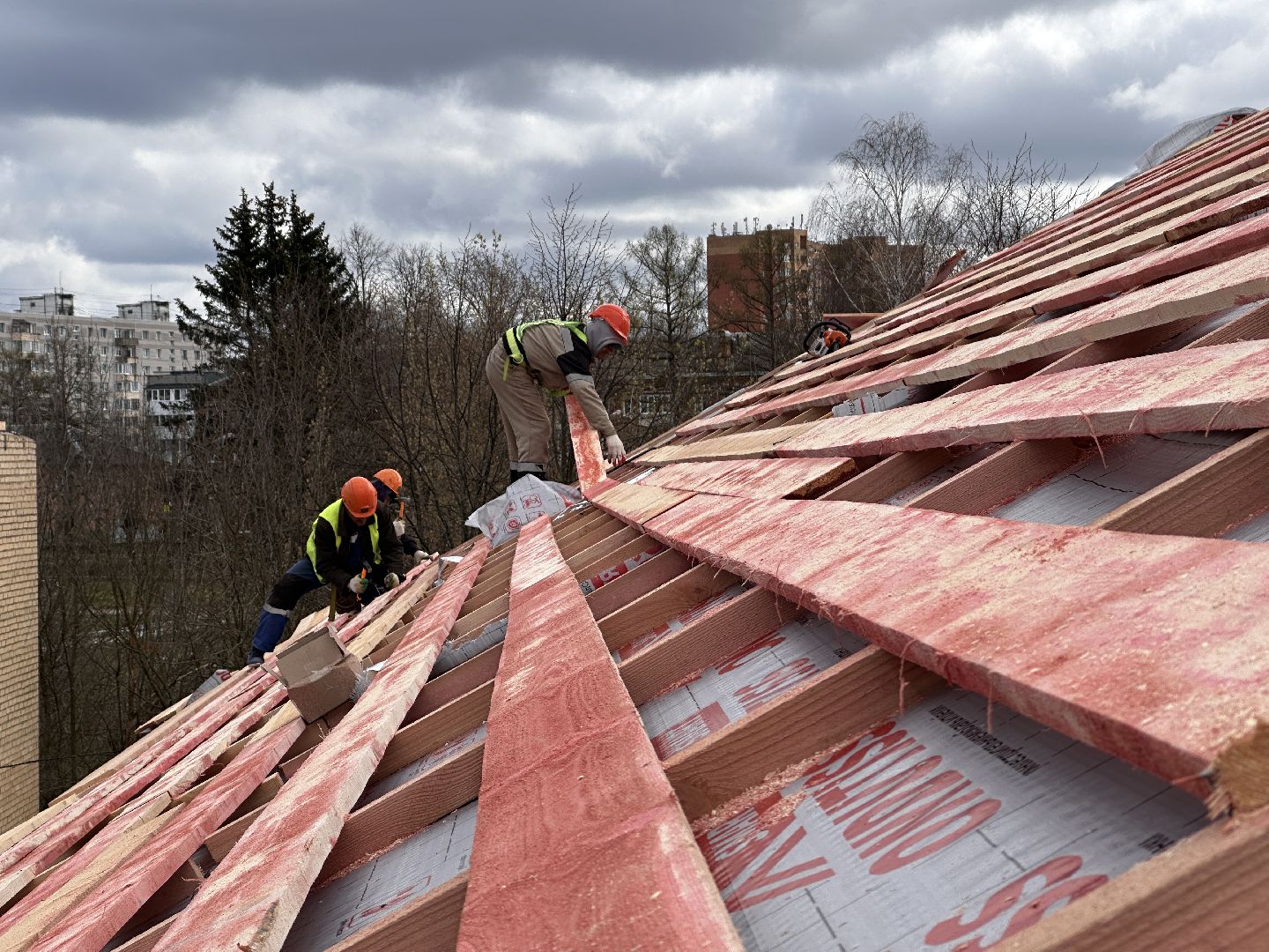 Клин, общество, строительство, крыши,