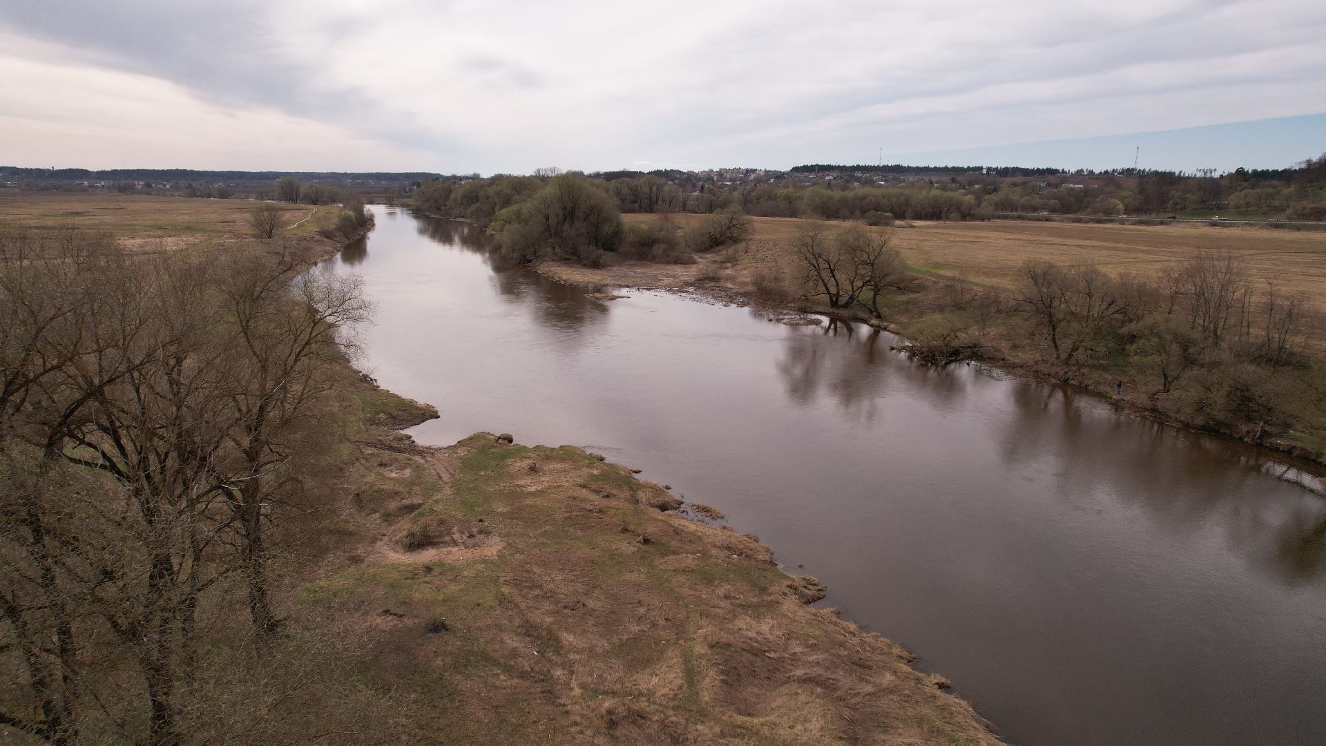 видео с коптера, звенигород, смотровая площадка,
