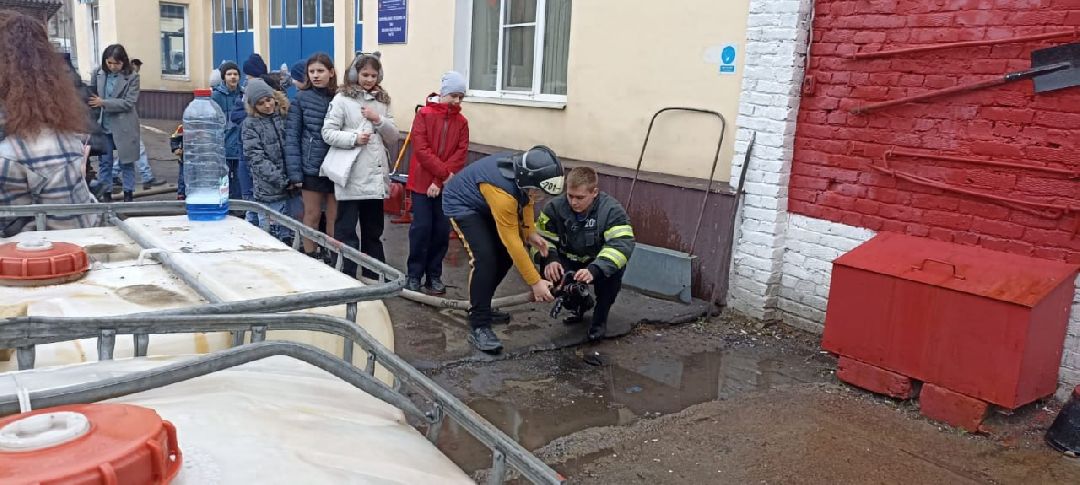 Балашиха, Мособлпожспас, пожарные, спасатели, школы, экскурсии, День открытых дверей
