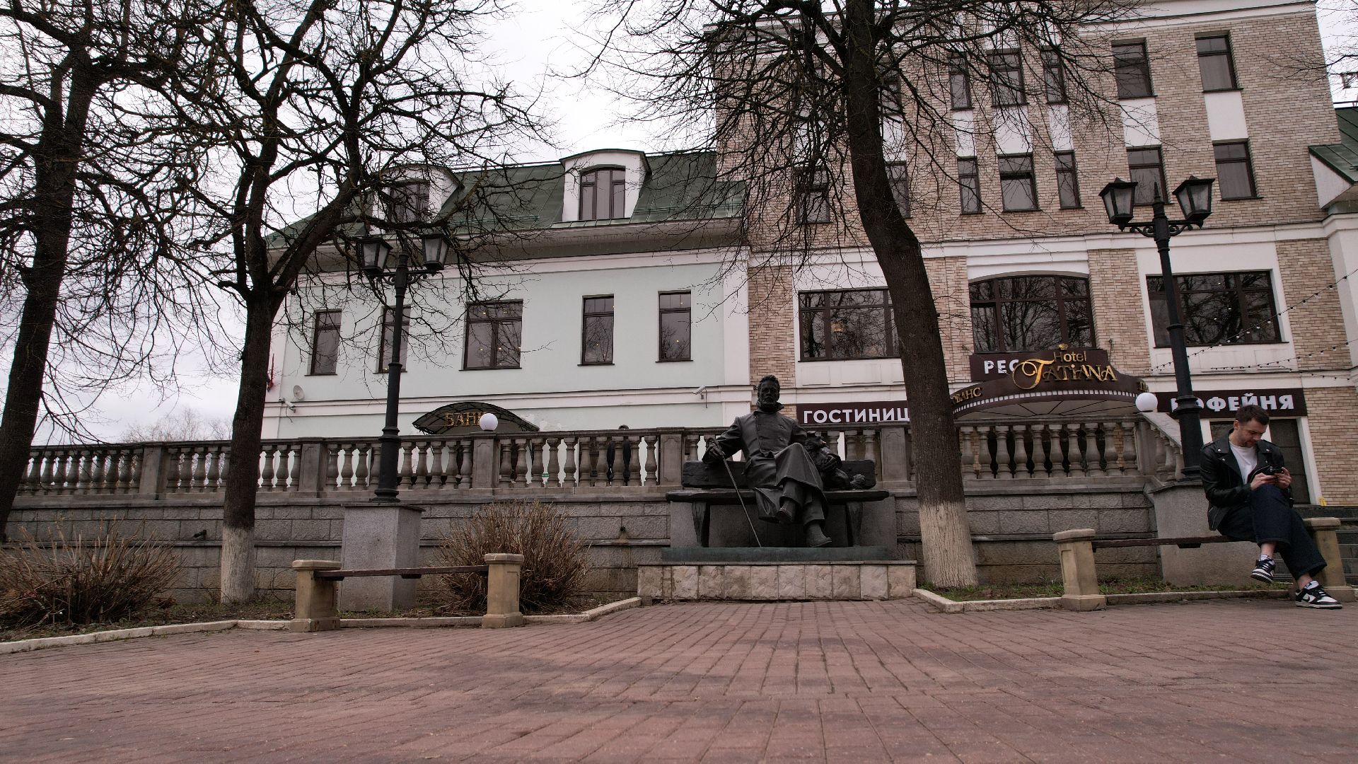 видео с коптера, звенигород, благоустройство,