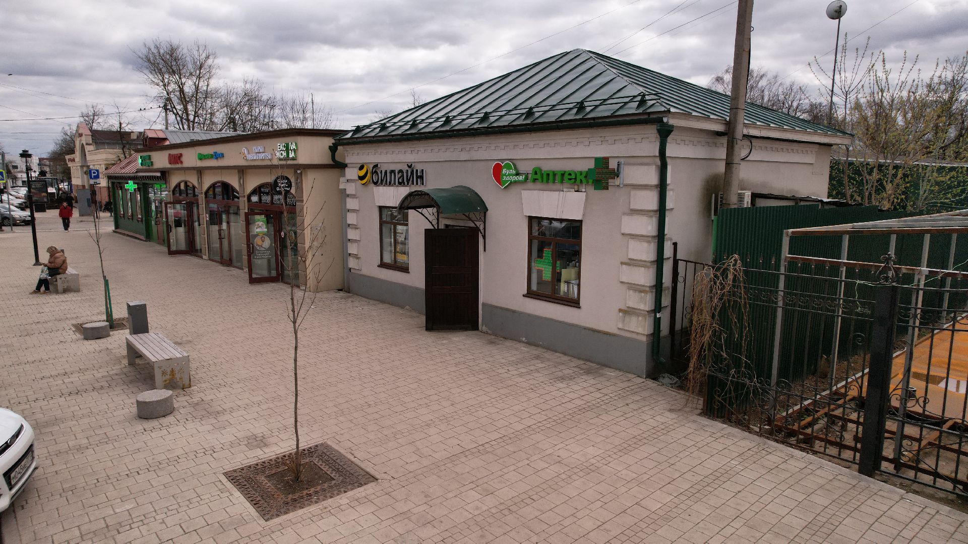 видео с коптера, звенигород, благоустройство,