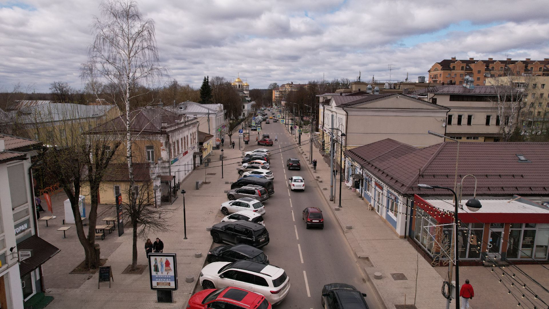 видео с коптера, звенигород, благоустройство,