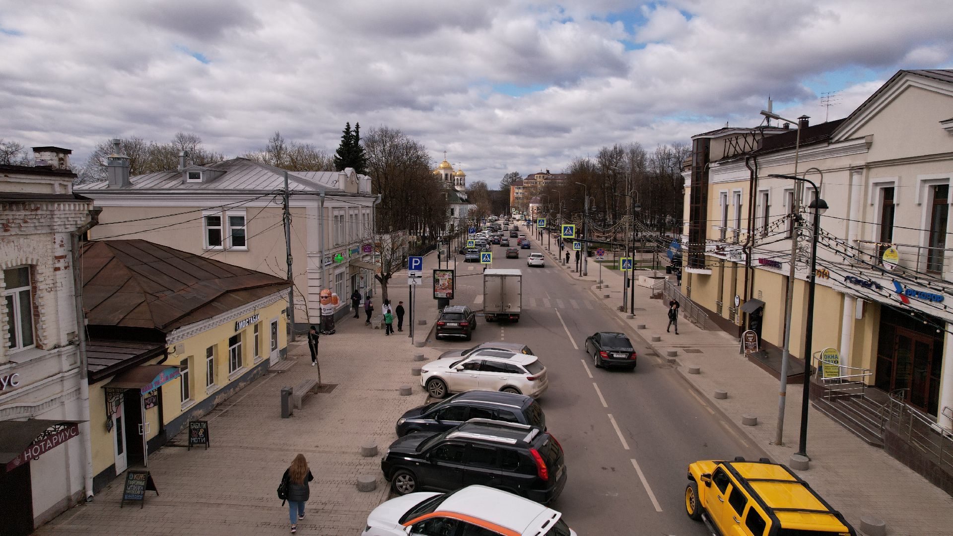 видео с коптера, звенигород, благоустройство,