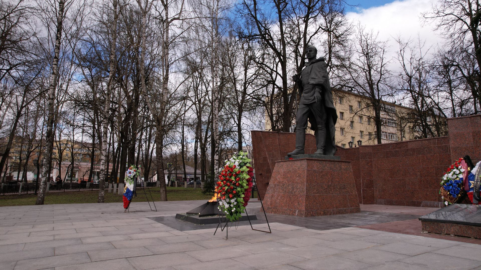 видео с коптера, звенигород, благоустройство,