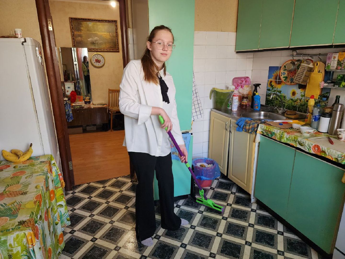 чехов, общество, день добрых дел, ветеран, помощь, школьники,