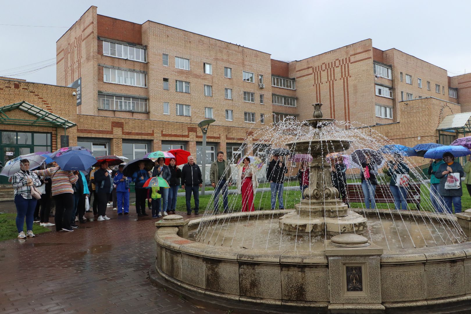 Серебряные Пруды, фонтан,