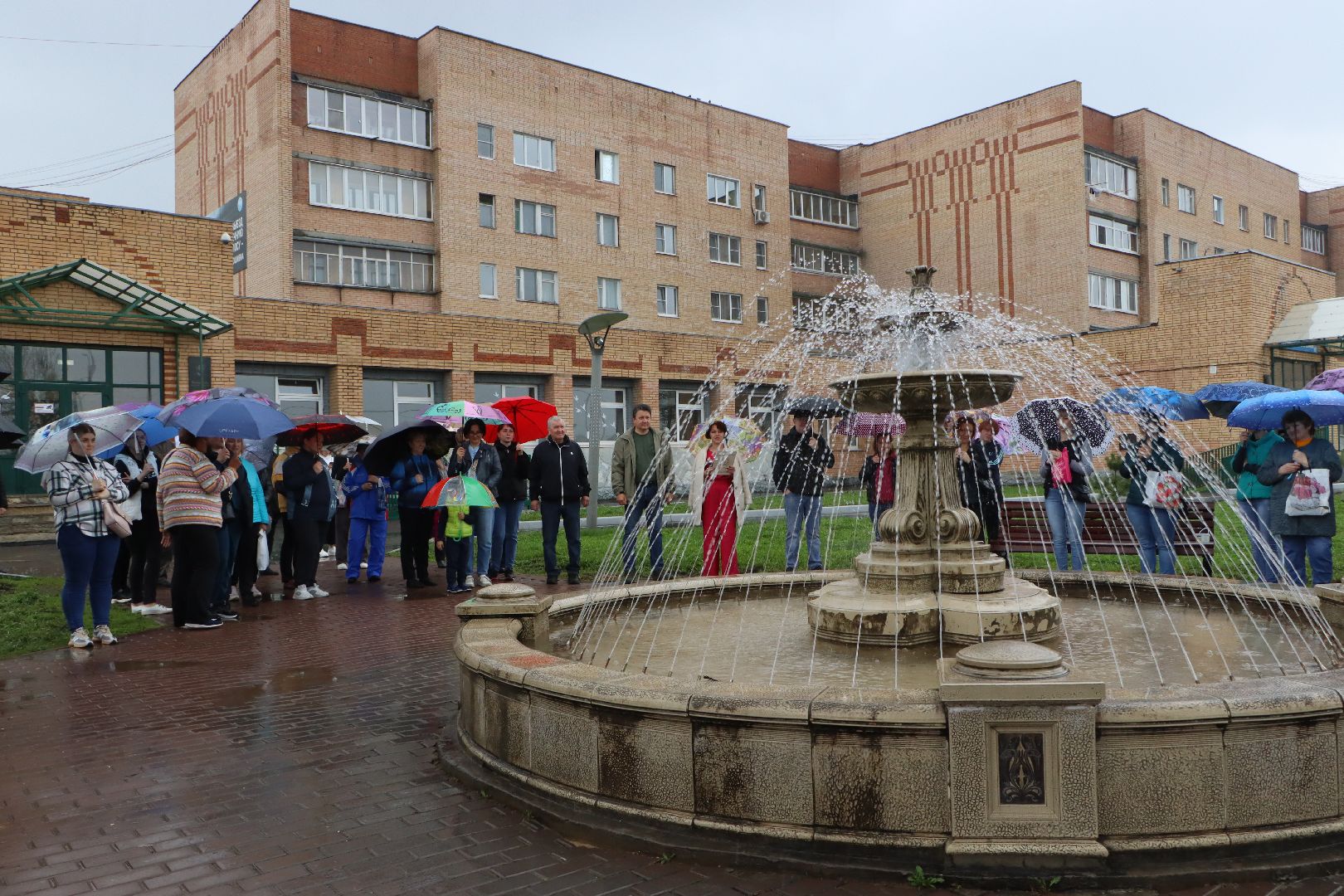 Серебряные Пруды, фонтан,