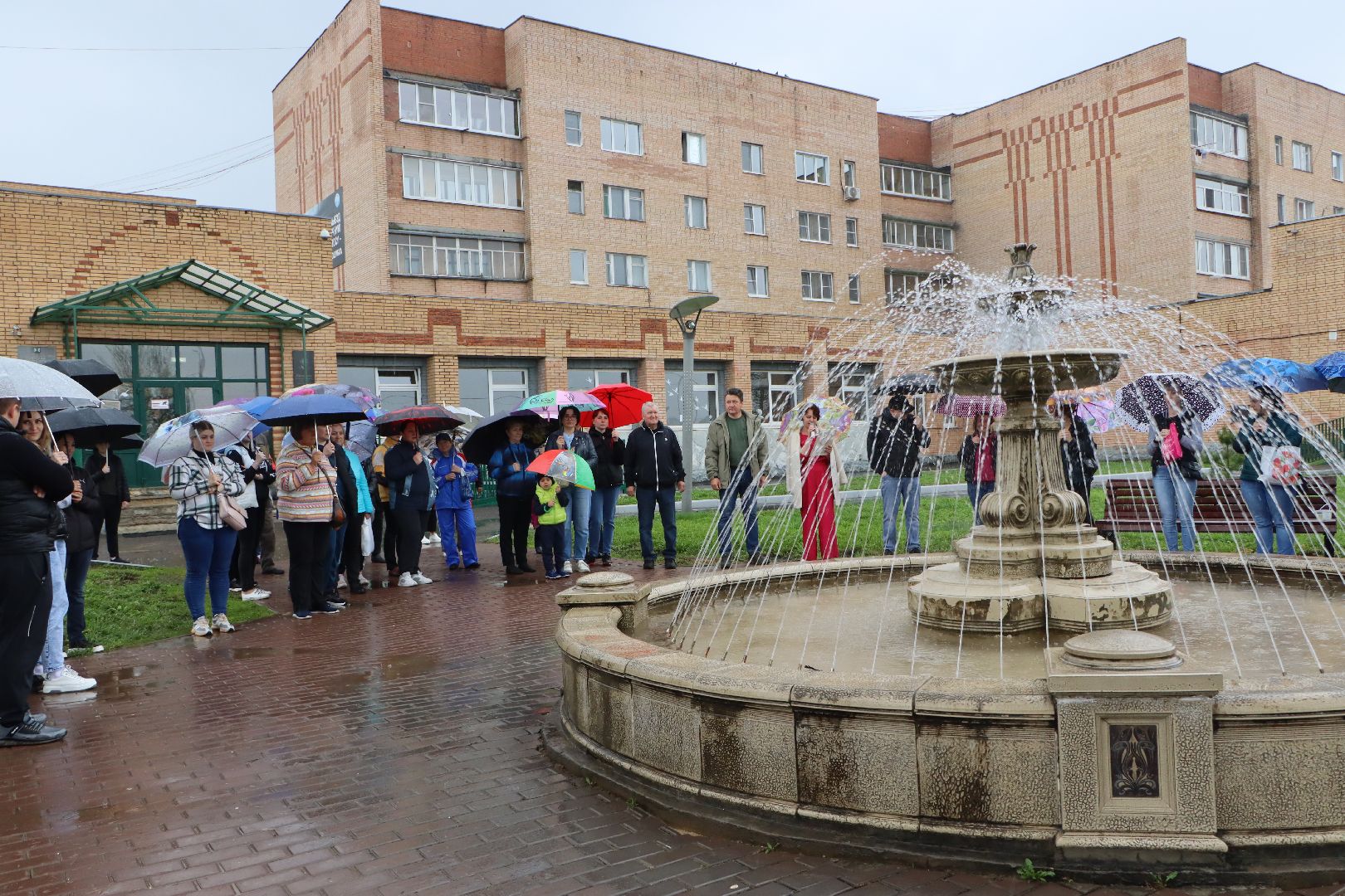 Серебряные Пруды, фонтан,