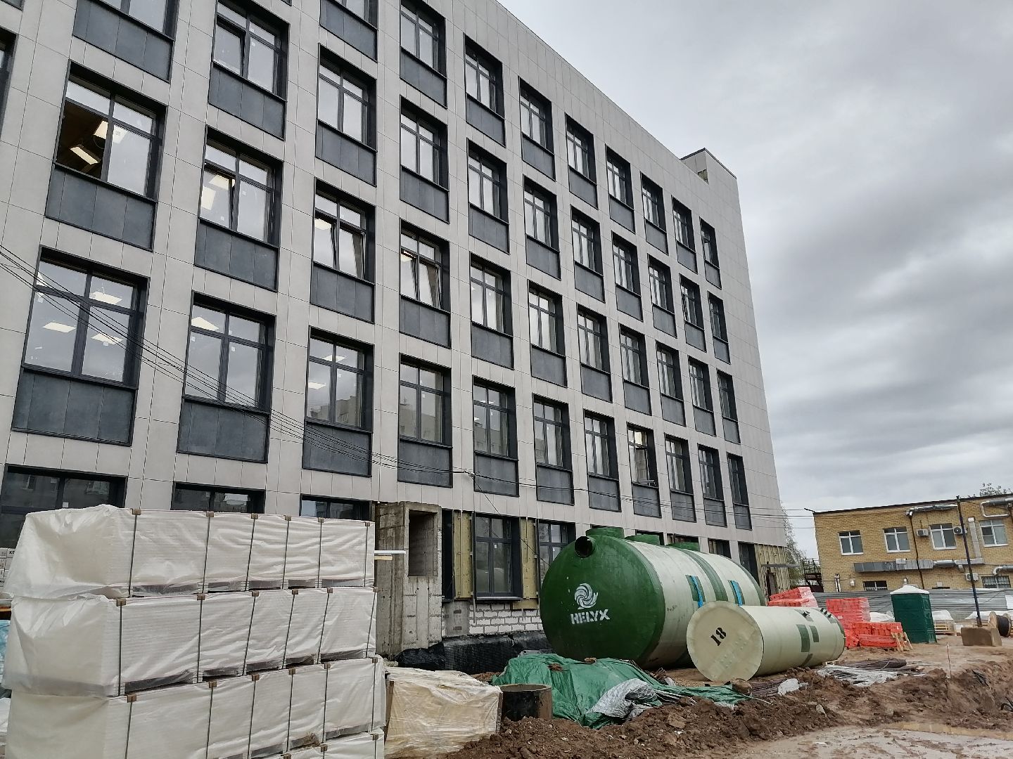 Стройка, Строительство, Поликлиника, лобня,