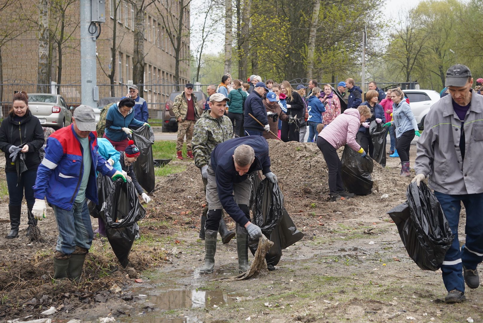 Павловский Посад, Городской округ Павловский Посад, субботник, Уборка, Благоустройство, Жители,