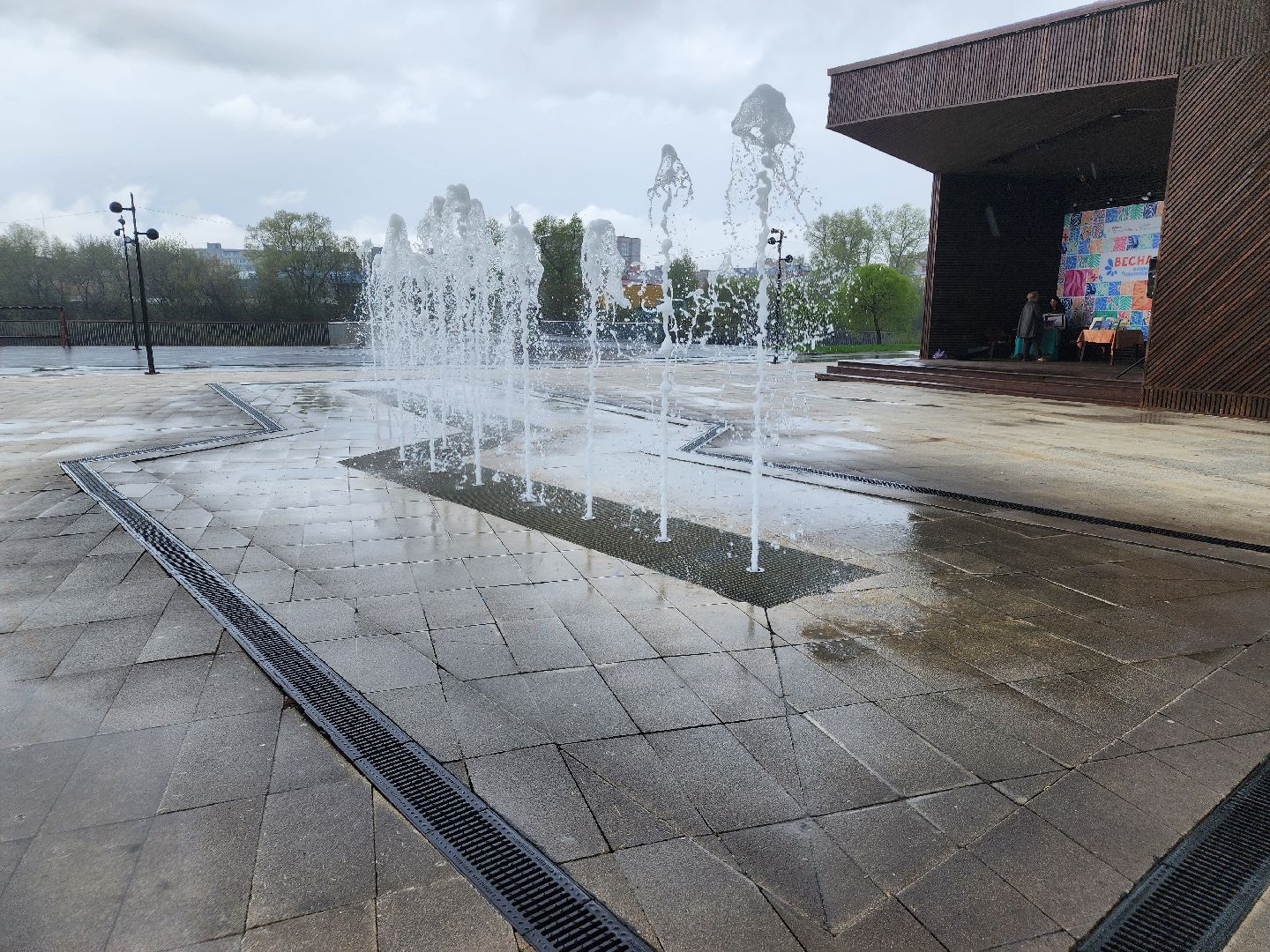 Сезон фонтанов, орехово-зуевский округ,