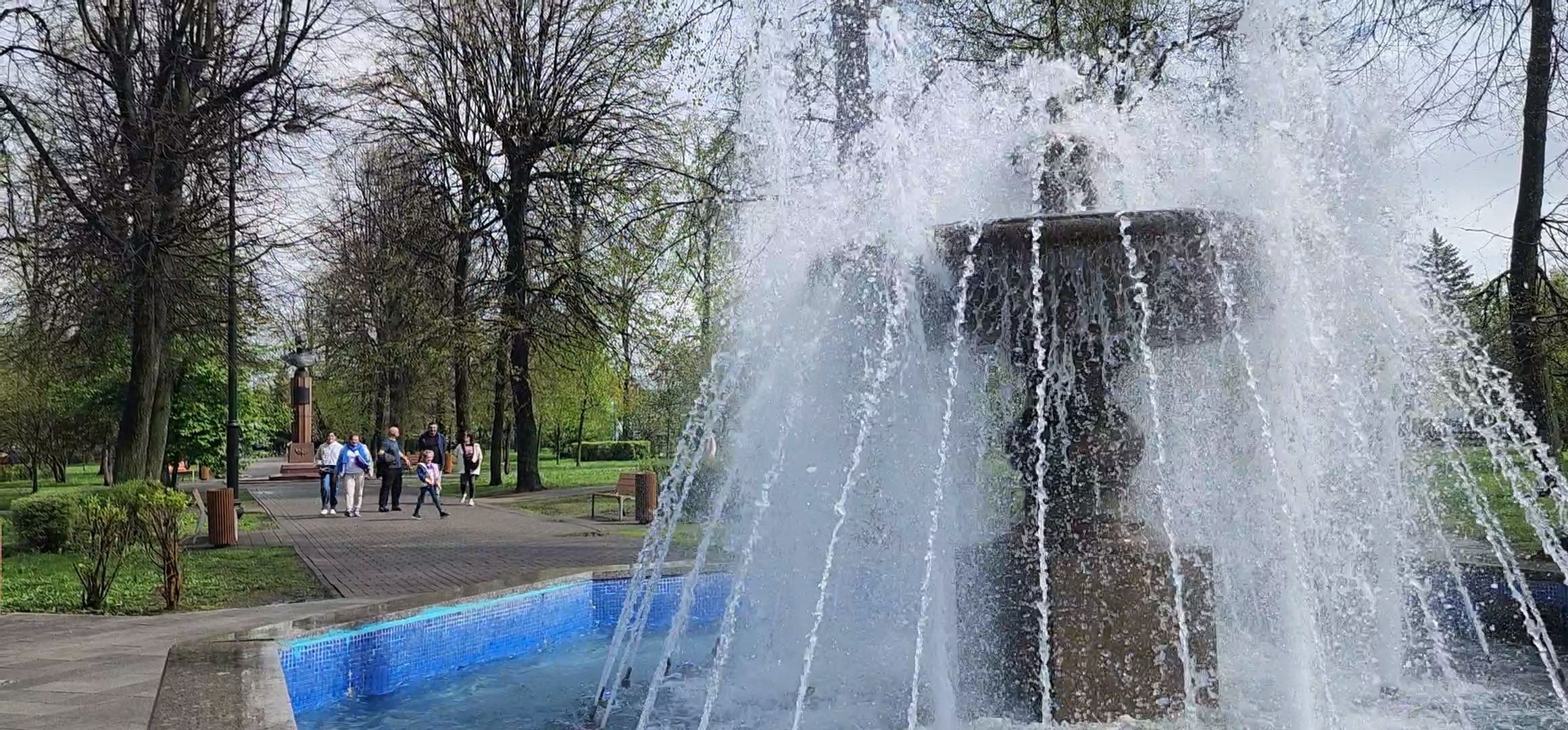 Коломна, фонтаны, сезон фонтанов,