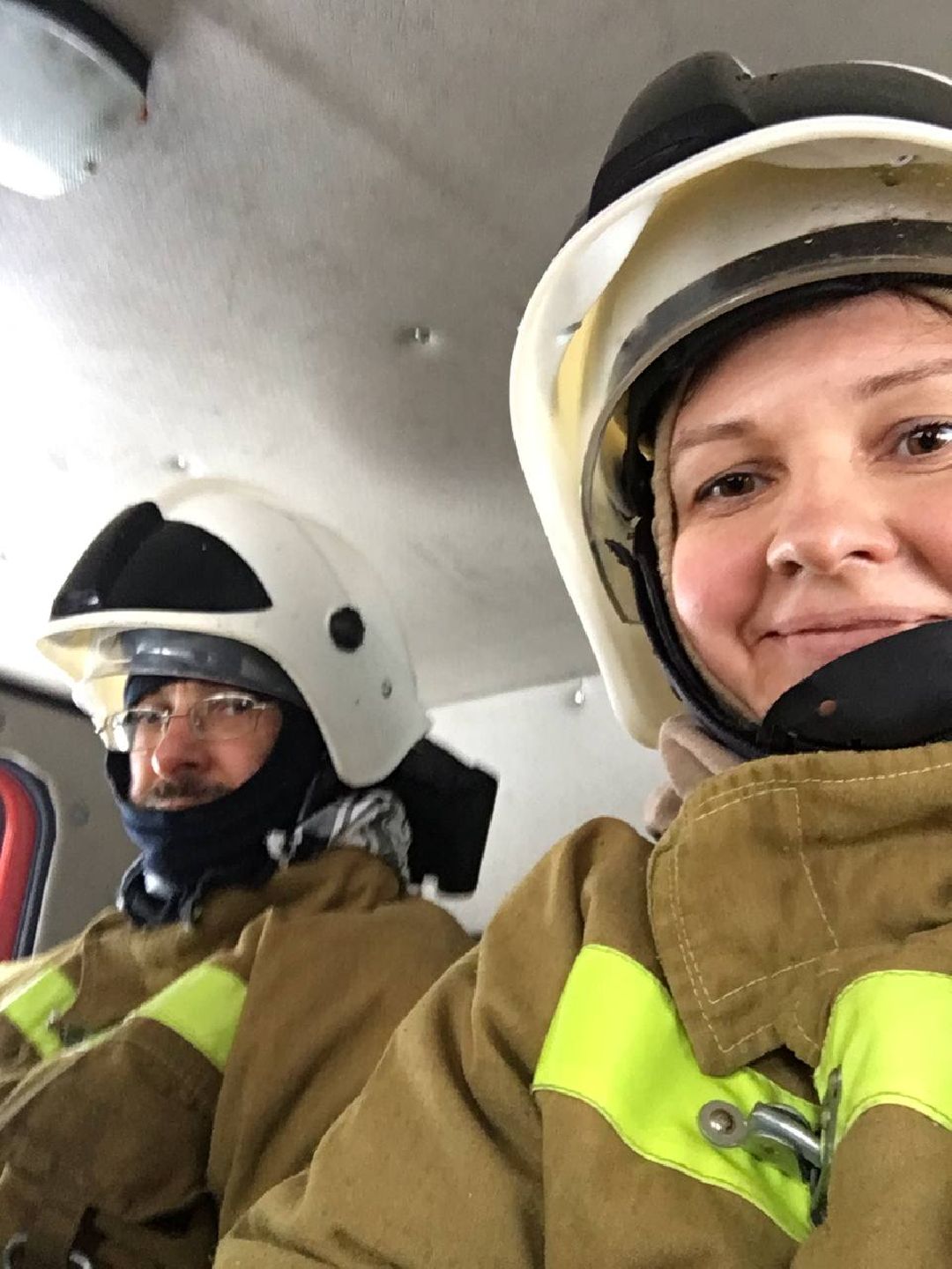 Врач, пожарные