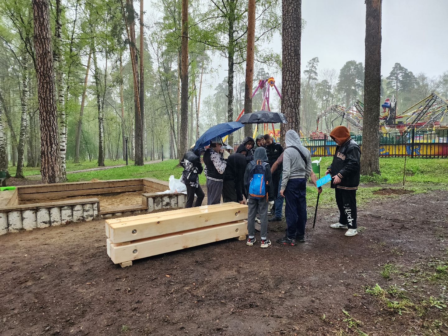 День добрых дел, школьники, Центральный парк, Ногинск, богородский городской округ,