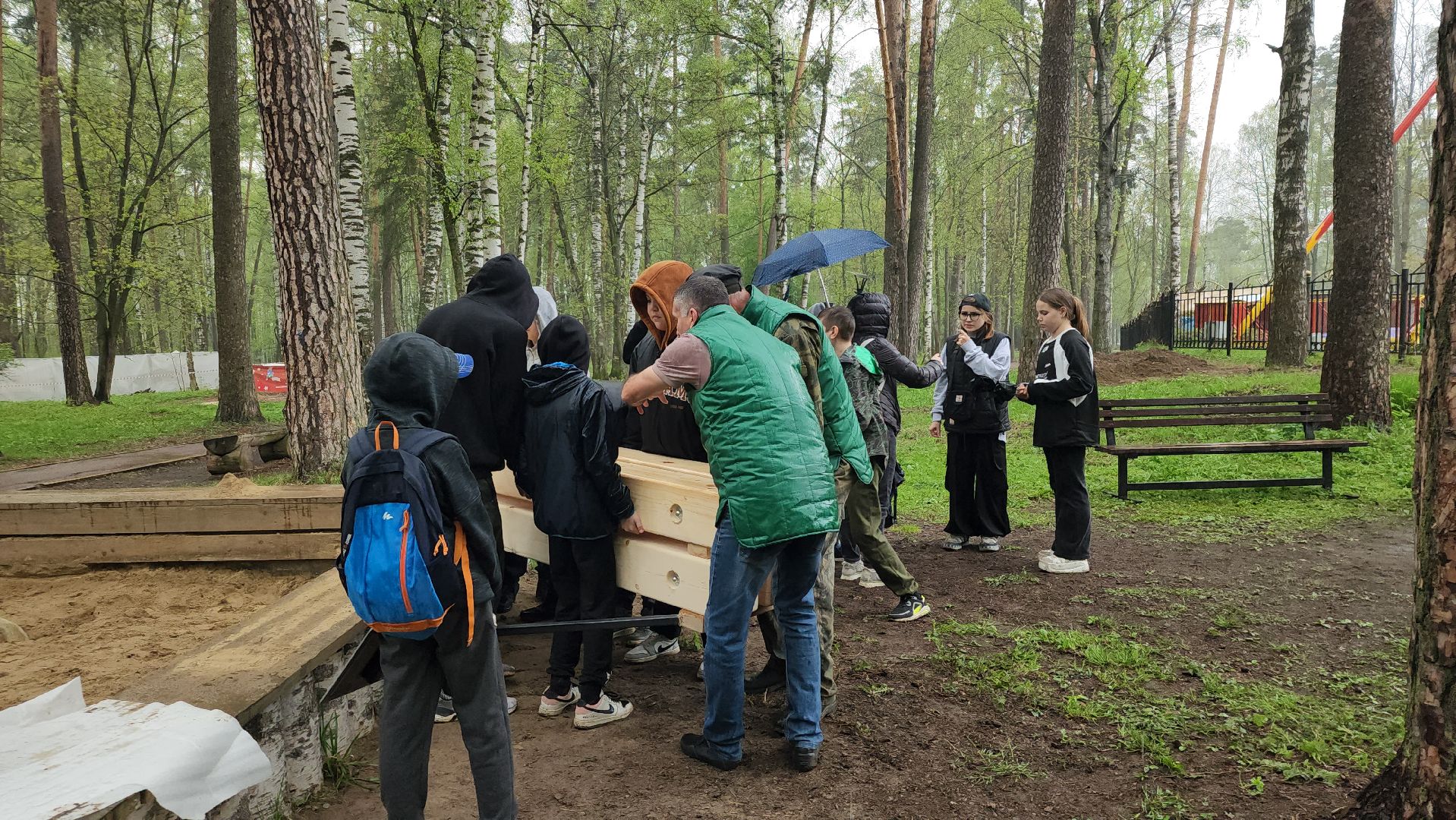 День добрых дел, школьники, Центральный парк, Ногинск, богородский городской округ,
