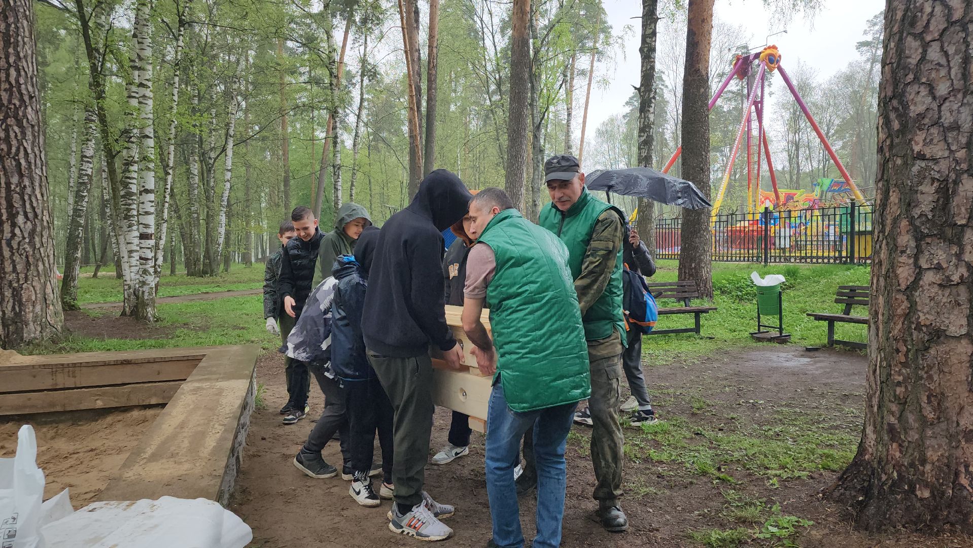 День добрых дел, школьники, Центральный парк, Ногинск, богородский городской округ,