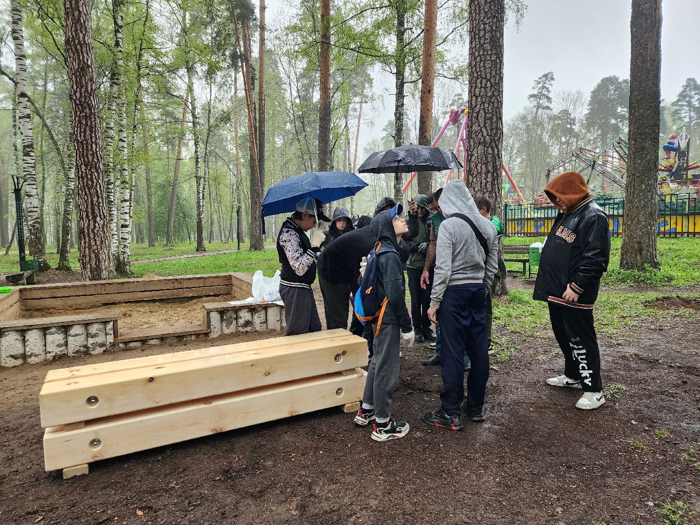 День добрых дел, школьники, Центральный парк, Ногинск, богородский городской округ,